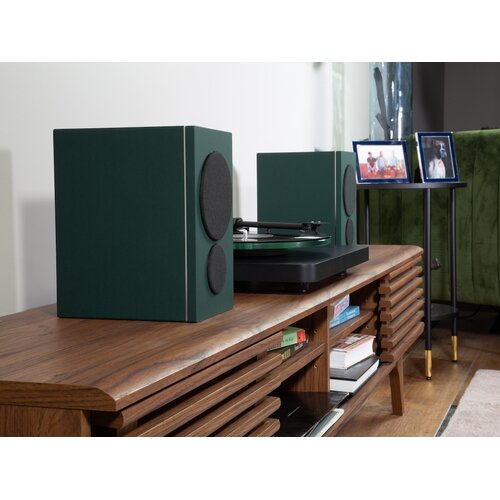 PSB Speakers PSB iQ2 Actieve Boekenplank Speakers met BluOs - Boreal Green (Paar)