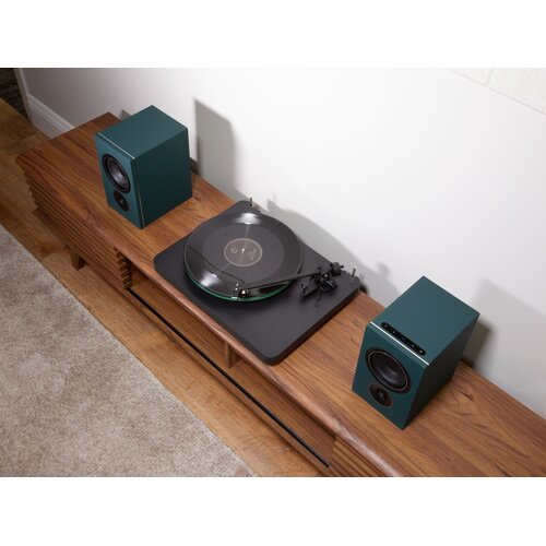 PSB Speakers PSB iQ2 Actieve Boekenplank Speakers met BluOs - Boreal Green (Paar)