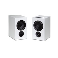 iQ2 Actieve Boekenplank Speakers met BluOs - Wit (Paar)