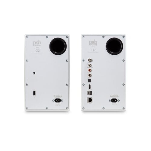 PSB Speakers PSB iQ2 Actieve Boekenplank Speakers met BluOs - Wit (Paar) PSB Speakers PSB iQ2 Actieve Boekenplank Speakers met BluOs - Wit (Paar)
