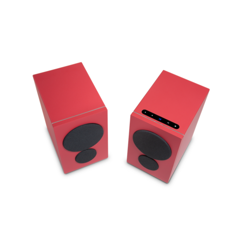 PSB Speakers PSB iQ2 Actieve Boekenplank Speakers met BluOs - Ember Red (Paar)