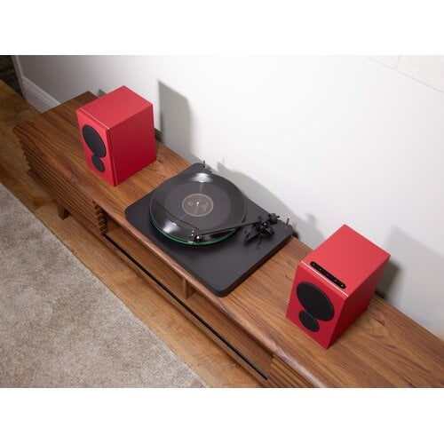 PSB Speakers PSB iQ2 Actieve Boekenplank Speakers met BluOs - Ember Red (Paar)