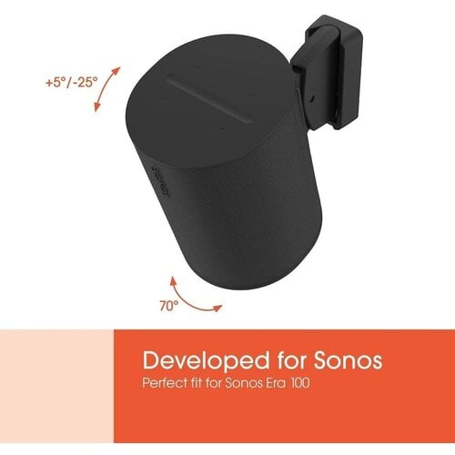 Vogels Vogels SWM 4021 Muurbeugel voor Sonos Era 100 - Zwart (Per stuk) Vogels Vogels SWM 4021 Muurbeugel voor Sonos Era 100 - Zwart (Per stuk)