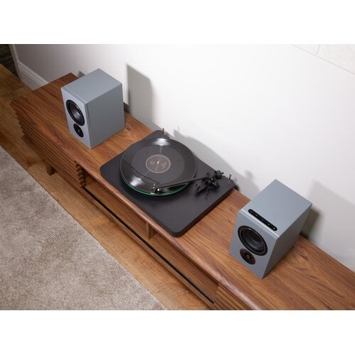 PSB Speakers PSB iQ2 Actieve Boekenplank Speakers met BluOs - Granite Grey (Paar)