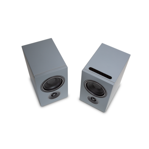 PSB Speakers PSB iQ2 Actieve Boekenplank Speakers met BluOs - Granite Grey (Paar)