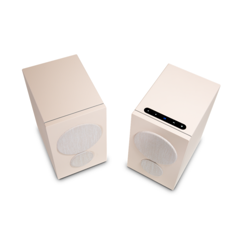 PSB Speakers PSB iQ2 Actieve Boekenplank Speakers met BluOs - Sandstone Beige (Paar)