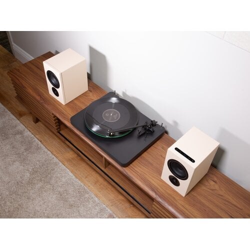 PSB Speakers PSB iQ2 Actieve Boekenplank Speakers met BluOs - Sandstone Beige (Paar)