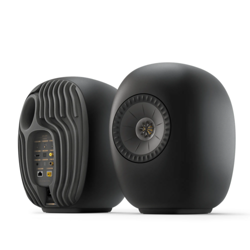 KEF KEF LS LUXE Actieve Boekenplankspeaker - Eclipse Black (Paar)