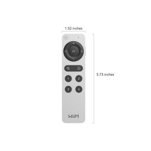WiiM Wiim Voice Remote 2 - Zilver WiiM Wiim Voice Remote 2 - Zilver