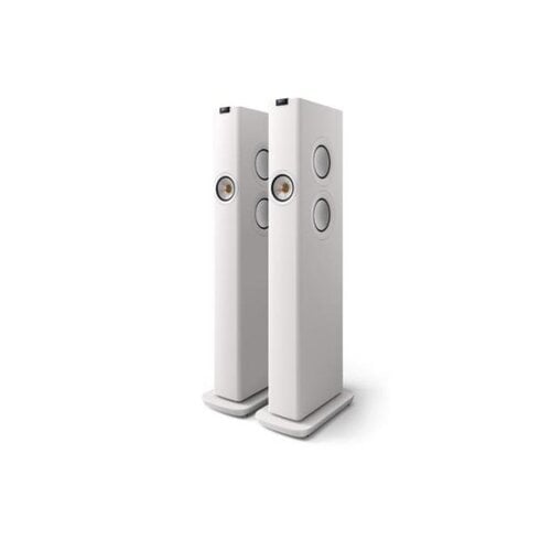 KEF Tweedekans: KEF LS60 Wireless vloerstaande speakers - Mineral wit KEF Tweedekans: KEF LS60 Wireless vloerstaande speakers - Mineral wit