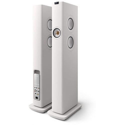 KEF Tweedekans: KEF LS60 Wireless vloerstaande speakers - Mineral wit KEF Tweedekans: KEF LS60 Wireless vloerstaande speakers - Mineral wit