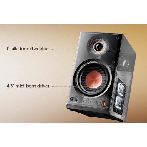 Edifier Edifier MR4.5 Actieve 2-weg studio luidsprekers - Zwart