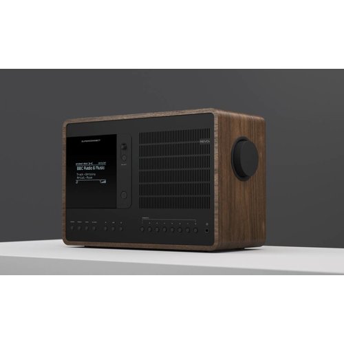 Revo Revo SuperConnect | DAB+ - internet radio en Spotify Walnoot/Zwart