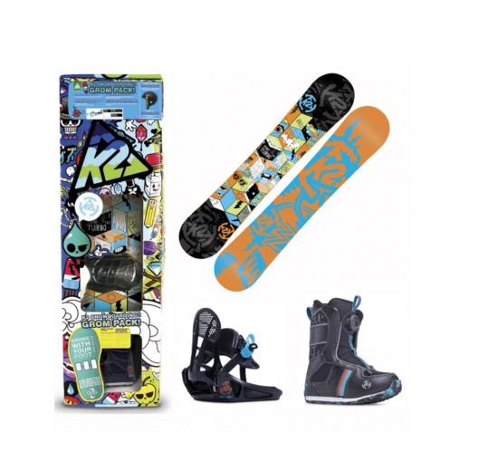 K2 Boys Snowboard Package Small
