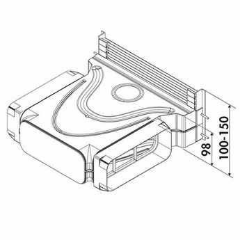 Compair Flow Kookplaat afzuiging GREENflow-Recirculatie BOX