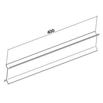 Compair Prime Flow P-STS 150 afstandstrip, Verbindingselement, lichtgrijs