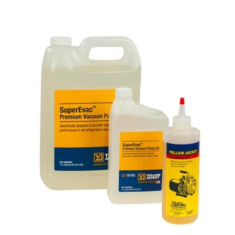 Yellow Jacket Yellow Jacket Premium vacuümpomp olie 0.5L Yellow Jacket Yellow Jacket Premium vacuümpomp olie 0.5L
