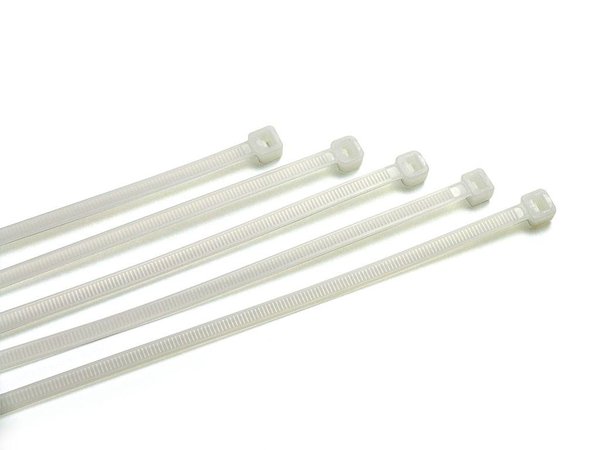 Universeel Ty-Rap Kabelbinder 300x4,8mm, transparant