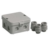 Universeel Kabeldoos met deksel 95x95x45mm (M20)