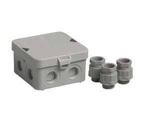 Universeel Kabeldoos met deksel 95x95x45mm (M20)