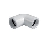 Witte PVC bocht 90° 32mm
