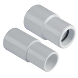 Witte PVC verloop 25mm-20mm