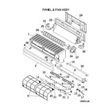 Mitsubishi Heavy bodem paneel SRK25ZSX-W