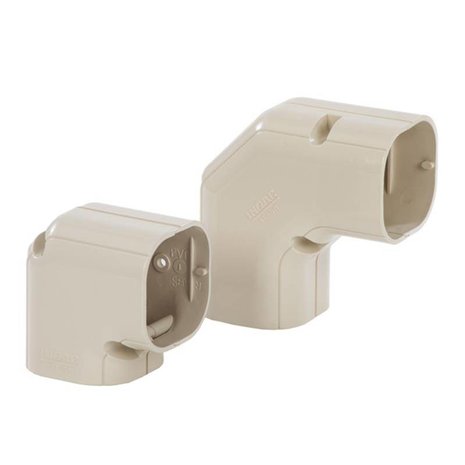 Inoac NH-75 platte korte bocht 90° Inoac NH-75 platte korte bocht 90°