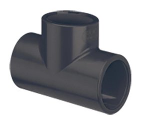 PVC T-stuk 90° 50mm
