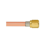 Flexflair Flexflair FAS 1/4 naar 1/4 soldeer/pers koppeling 6cm verlengstuk