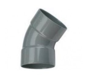 PVC bocht 45° 50mm