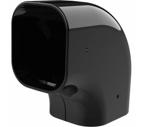 Tecnosystemi Excellens zwart CP72 platte bocht