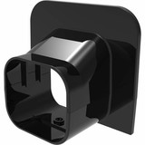 Tecnosystemi Excellens zwart TA72 plafond/wand eindstuk