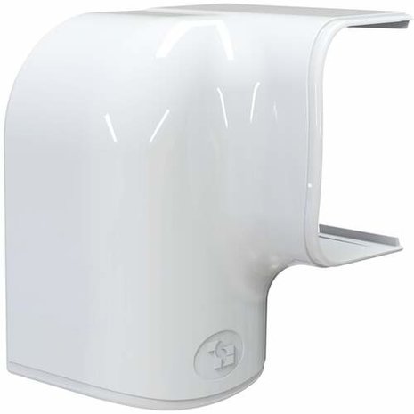 Tecnosystemi Optima MRD75 rechter bocht verticaal/horizontaal Tecnosystemi Optima MRD75 rechter bocht verticaal/horizontaal