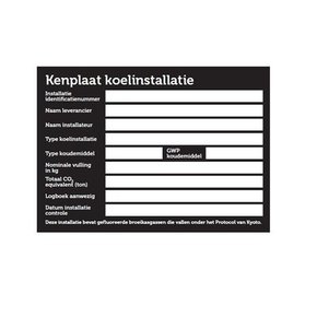 Kenplaten en logboek