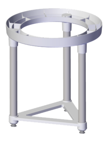 AUER Verstelbare driepoot voor vloeropstelling Edel Air AUER Verstelbare driepoot voor vloeropstelling Edel Air