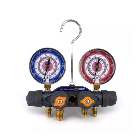 Yellow Jacket Yellow Jacket Titan meterset 4-weg R410 (heatpump 2x55 Bar)