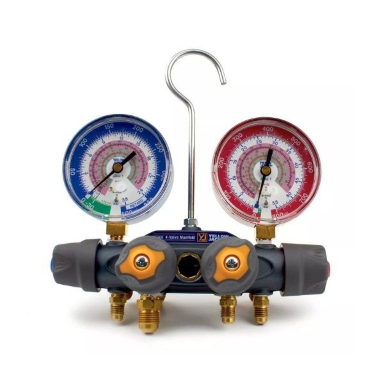 Manometer set voor airco met 4-richtingen kopen