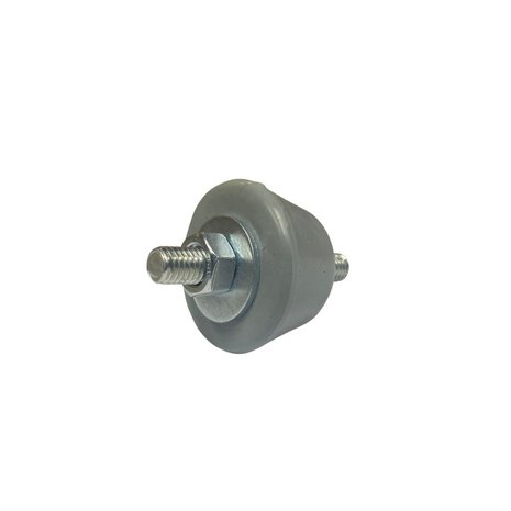 Universeel Trillingsdemper Soft rubber draad M8 per stuk