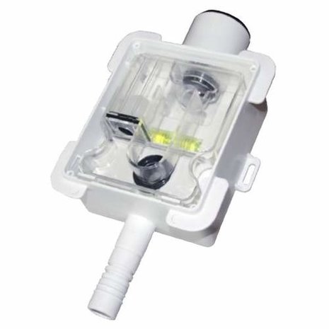 Tecnosystemi Tecnosystemi inbouwsifon waterloze geurafsluiter 16-40mm naar 18/20mm