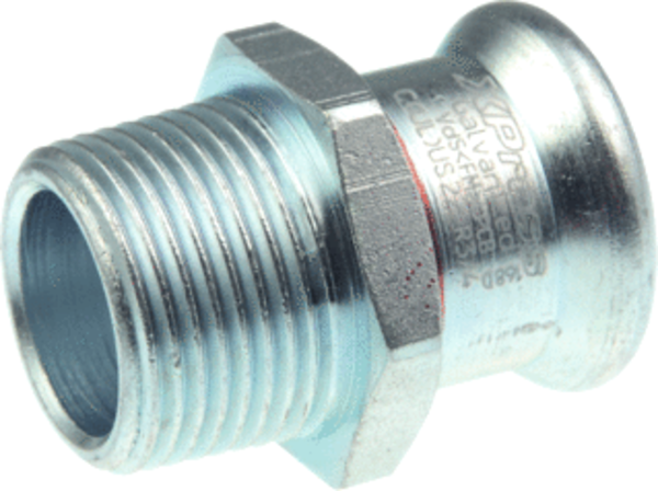 VSH VSH XPRESS STAALVERZINKT C1405 Fitting met 2 aansluitingen