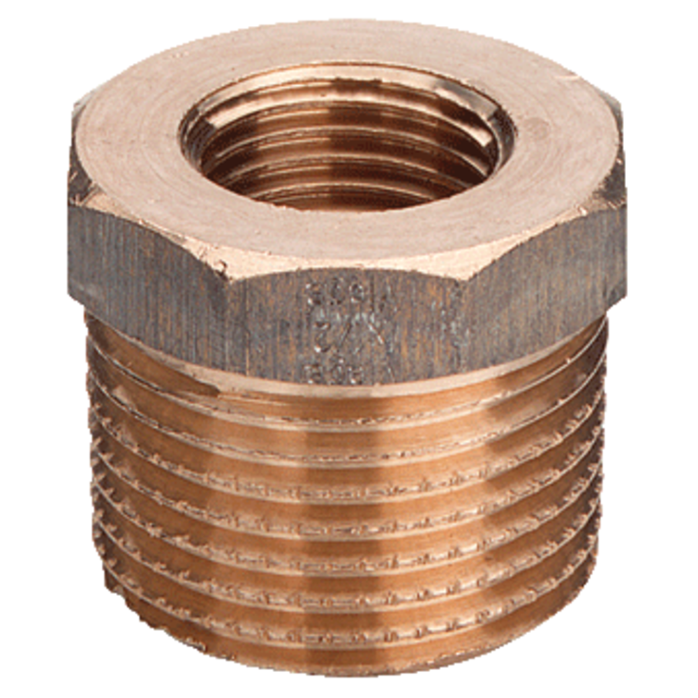 Viega Bronzen draadfittingen 3241 Fitting met 2 aansluitingen 3/4x1/2