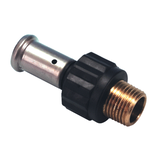 Henco 17PK Fitting met 2 aansluitingen - 16x1/2