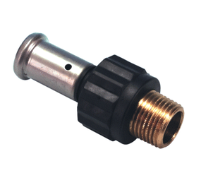 Henco 17PK Fitting met 2 aansluitingen - 16x1/2