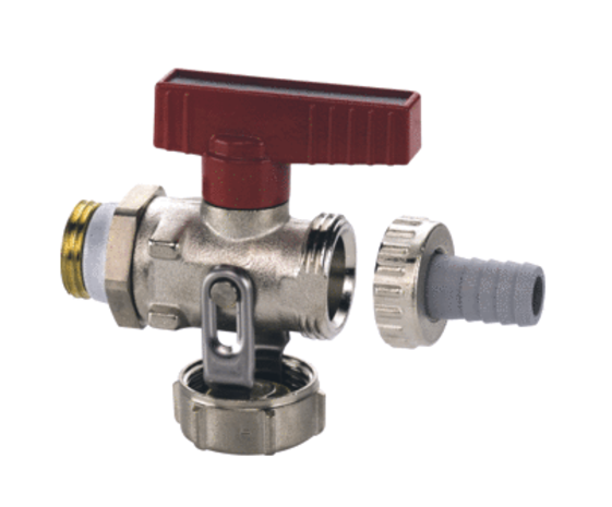 Simplex Simplex vul-aftapkraan KFE met hendel en slangtule MM G1/2" Ni