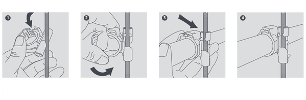 Aspen Aspen Xtra leidingdrager voor pvc buis 20 mm (10 stuks)
