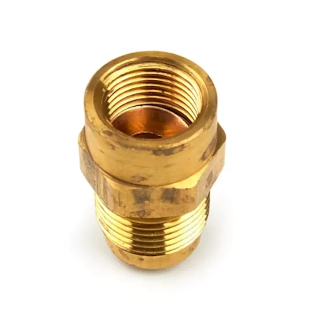 Mueller Flare verloop verbinding 1/2" SAE uitw. x 3/8" SAE inw.