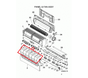 Mitsubishi Heavy Filter RKX437A001