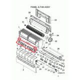 Mitsubishi Heavy Holder filter RKX129A014