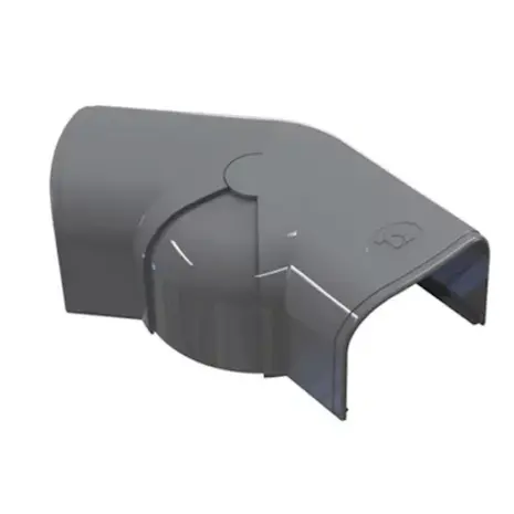 Tecnosystemi Tecnosystemi Optima platte bocht verstelbaar 80°-140° CPS75 RAL7016